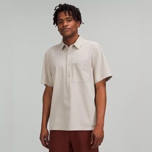 Lululemon WovenAir Popover Shirt, Raw Linen Color